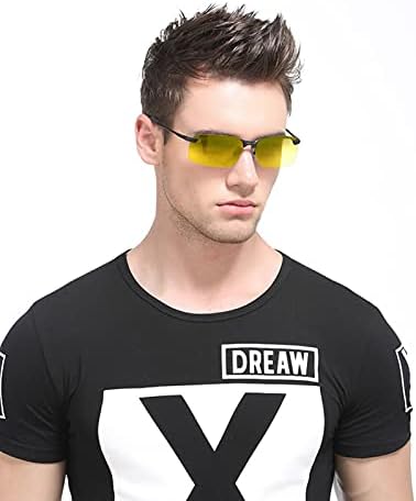 Azbuy naočare za noćno gledanje za vožnju-naočare protiv odsjaja polarizirane UV400 naočare za noćno gledanje za muškarce i žene