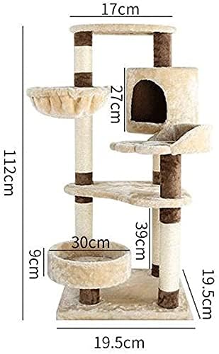 Haieshop Cat Tree Tower Cat Tree Condo Stubovi Za Grebanje Sisal Bed Toys Scratcher Tower Cat Tree Stub