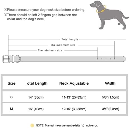 Beirui izdržljiv originalni kožni ovratnik za male srednjeg pse štene, udobnosti i meka kožnih ovratnika