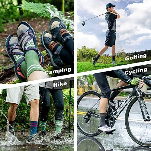 Drymile tanke vodootporne čarape, tanke vlage Wicking vodootporne čarape za muškarce i žene, golf, biciklizam, trekking - posada