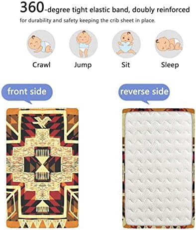 Strelica Tema sa opremljenim mini krevetima, prenosivi mini listovi krevetića meki i prozračni posteljini