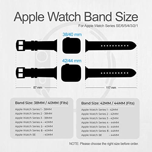 CA0673 Bandana Crna uzorka Koža i silikonski pametni satovi trake za Apple Watch iWatch veličine 42mm /