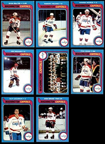 1979-80 TOPPS Washington Capitals Team set Washington Capitals-Hokej VG / Ex + Capitals-Hokej