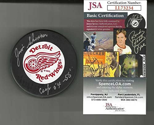 Jim Skinner potpisan upisan Detroit Red Wings Ravens Atletski Pak JSA COA-potpisani NHL Pak