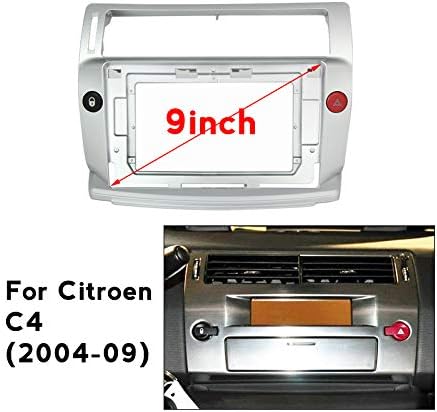 9-inčni Auto Radio panel za Citroen C4 2004-2009 Stereo okvir