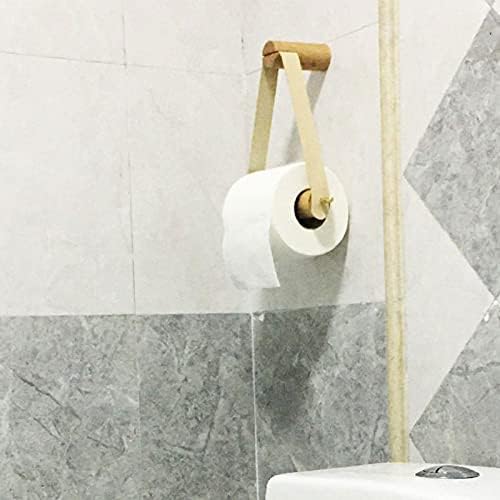 Rahyma Weiping - Drveni toaletni papir držač za kupatilo zid tkiva zida montirana za kupatilo i kuhinju