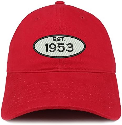 Trendy Widel Shop osnovana 1953. vezena 70. rođendanski poklon meka crown pamučna kapa
