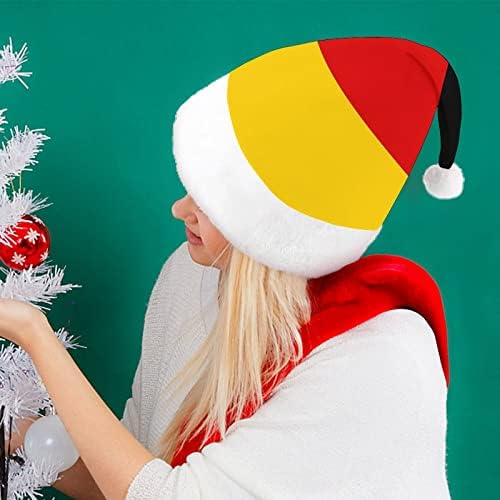 Zastava Njemačke Božić šešir meka plišana Santa kapa Funny Beanie za Božić Novu godinu svečana zabava