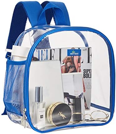 Clear Backpack stadion odobren, Clear Mini ruksak za teške uslove rada sa podstavljenim naramenicama za