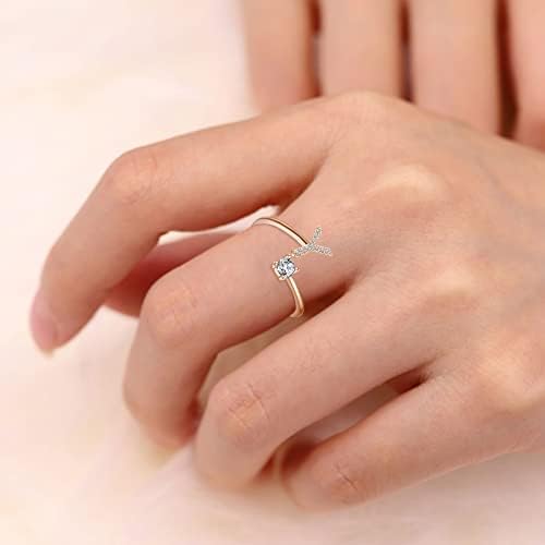 mmknlrm pismo prstenovi otvoreni prstenovi prijedlog pokloni Svadbeni zaručnički prstenovi Fidget prstenovi