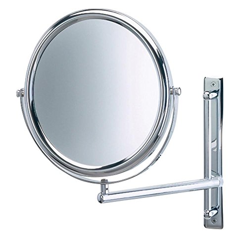 Jerdon dvostrano zidno ogledalo za šminkanje-ogledalo za šminkanje sa uvećanjem 3X & ruka za montažu na