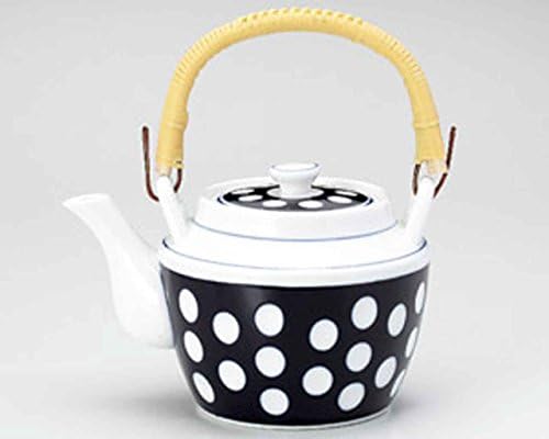 RURI DOTS 1600CC set 5 japanskih teapota bijelog porculana napravljenog u Japanu