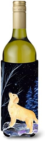 Caroline's Breasures SS8392literk zvjezdana noć zlatna retriver boca vina Hugger, bočice hladnije rukava