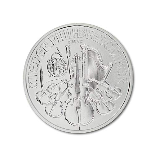2008 - PREDSTAVLJANJE 1 oz Austrijsko srebro Beč Filharmonic kovanica sjajan sa potvrdom o autentičnosti 1,5 € bu