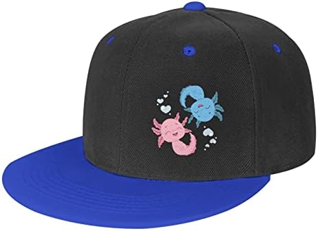 ZXLQ Salamander Axolotl punk hip hop bejzbol kapa, podesivi snapback šešir za dječji dječaka i djevojčice