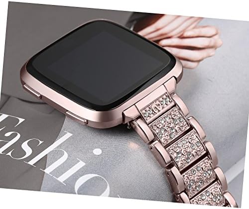 bayite Bling bendovi kompatibilni sa Fitbit Versa / Versa 2 za žene, Dressy metalna narukvica rhinestone
