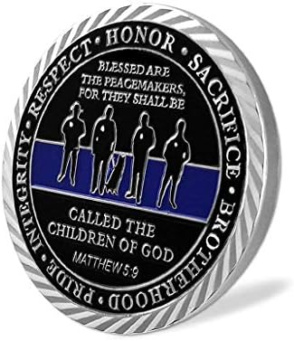 Američka tanka plava linija St. Michael policajci izazivaju kovanice kovanice kovanice za privredu zakona