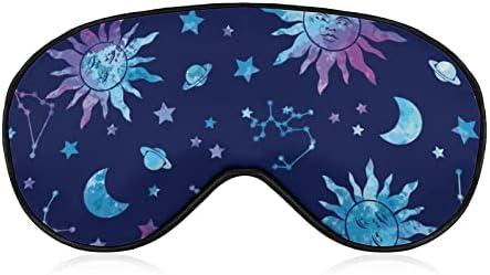 Space Galaxy Constellation Funny Sleep Maska za oči Soft pozadina navlaka za oči s podesivim noćnim sjenilom