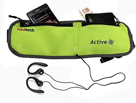 Navitech zeleni pametni telefon / jogging vodootporan Sportski pojas / pojas pogodan kompatibilan sa LG