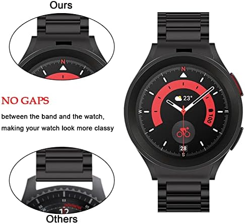 Koreda Nema Gap Metal Bands kompatibilni sa Samsung Galaxy Watch 5 Pro 45mm / Galaxy Watch 4 Classic 46mm,