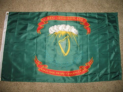 Irska Irski 1. puk Irska brigada 2ply dvostrani najlon 3x5 zastava zastava