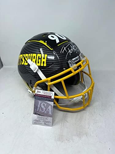 TJ WATT Pittsburgh Steelers potpisan u punoj veličini Schutt F7 Hydro Pro kaciga JSA COA-autograme NFL kacige