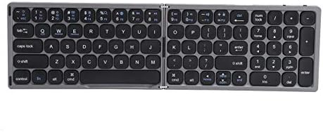 Sklopiva Bluetooth tastatura pune veličine prenosiva bežična tastatura Ultra tanka sklopiva tastatura sa