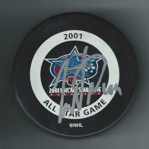 Janne Niinimaa potpisao 2001 NHL All Star Game zvanična utakmica Pak Edmonton Oilers-Autogramed NHL Paks