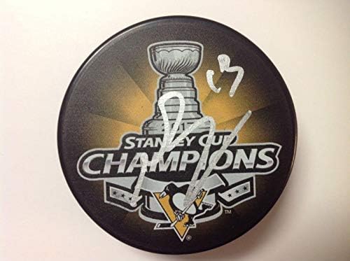 NIck Bonino potpisao Autographed 2017 Pittsburgh Penguins Stanley Cup Hockey Puck-Autographed NHL Pucks