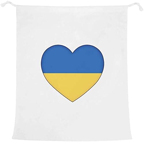 Azeeda 'Ukraine Flag Love Heart' Torba Za Veš/Pranje/Čuvanje