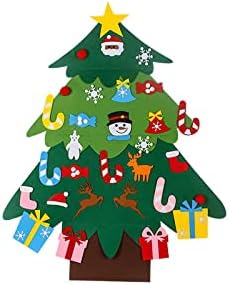 NC filc osjećao božićno stablo Snowman Božićni ukrasi Djeca ručno rađena božićno drvce