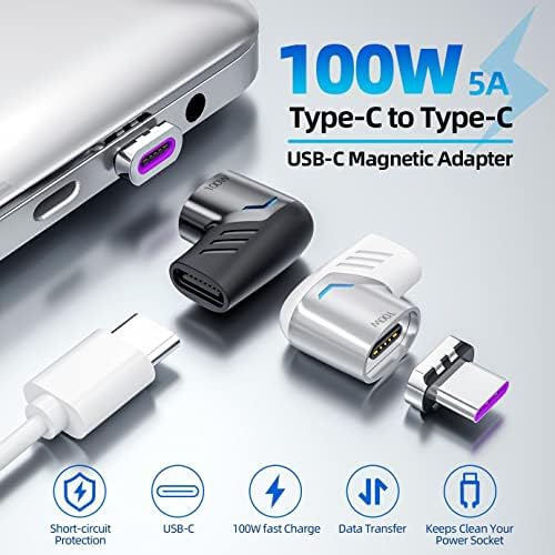 Boxwave adapter za TCL 20 XE - magnetosnap PD kutni adapter, magnetski PD kut punjenje uređaja za punjenje