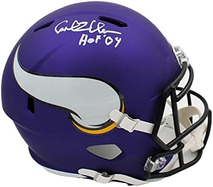 Carl Eller potpisan Minnesota Vikings Speed Full Size NFL kaciga sa HOF 14 natpisom-autograme NFL kacige