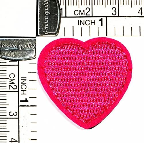 Kleenplus 3kom. Mini pink heart patches naljepnica Umjetnost prilično Patch znak simbol kostim majice jakne