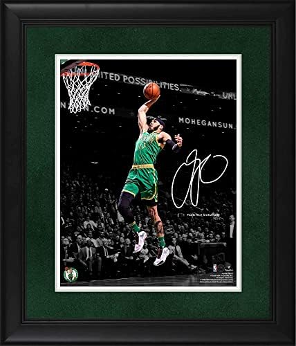 Jayson Tatum Boston Celtics uokviren 11 x 14 Fotografija reflektora - faksimilni potpis - autogramirana