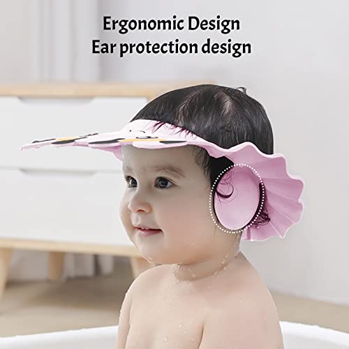 Očit za tuširanje za bebe Podesiva djeca tuš za zaštitu kose štitnik za pranje kose, kapu za pranje kose