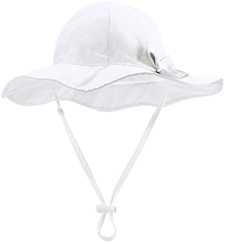 Durio upf 50+ zaštita od sunca Široka Brim Baby Girl Sun Hat Slatka ljetna plaža Baby šešir za djecu