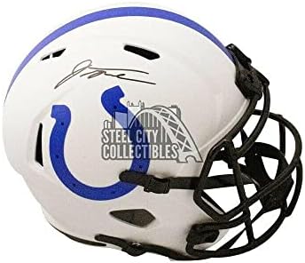 Jonathan Taylor sa autogramom Colts Lunar Eclipse Replica F / S kaciga-fanatici - NFL kacige sa autogramom