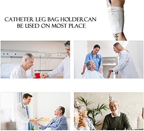 2pcs kateterski nosač nogu nosača tkanini kateter rukavi urine za noge Foley kateter bag držač mokraćne