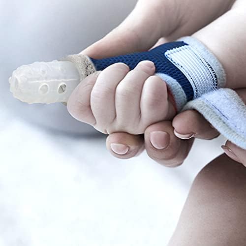 2 komada Silikonska toddler za bebe prstom za bebe sa prozračnim kotrom za zglobove palca za sprečavanje