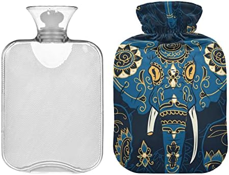 Flaše za toplu vodu sa poklopcem Elephant Blue vreća za toplu vodu za ublažavanje bolova, bolovi mišića
