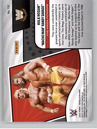 2022 Panini Revolution WWE 131 Macho Man Randy Savage / Hulk Hogan Tag Timovi Legend Wrestling Trgovačka
