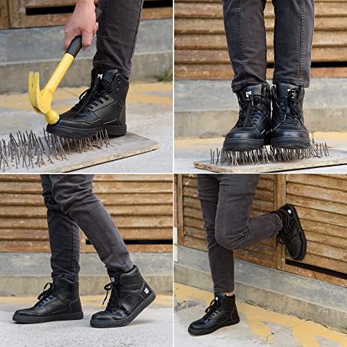 Suadex Čelične čizme za muškarce žene vodootporne građevinske čizme radne sigurnosne čizme neuništive cipele