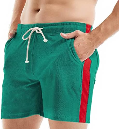 AimPact Muške vježbe Zloretne kratke hlače od 5 inča Pamučne ležerne prilike trčanja s džepovima