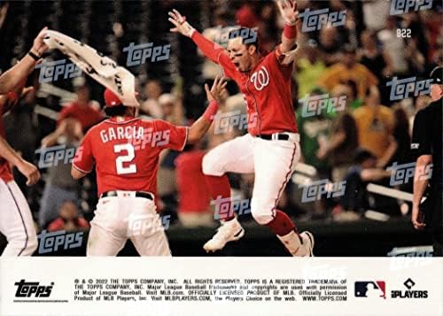 2022 TOPPS sada Baseball # 822 Joey Meneses Pred-Rookie Card Nationals - hitovi 1. karijere hodaju kući