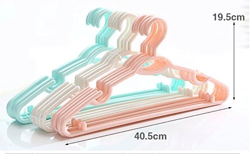 Yumuo Bold Plastic Anti-klizač Bespred bezdrzne vješalice za odrasle vješalice za viseće hlače Rabljeni