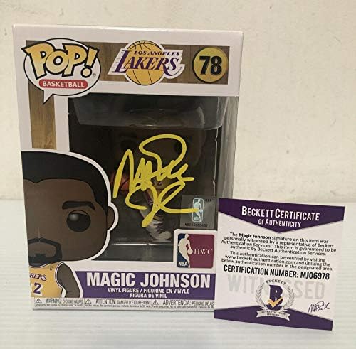 Magic Johnson potpisao je autografiju Los Angeles Lakers Funko pop nba beckett coa 0 - autografirane NBA