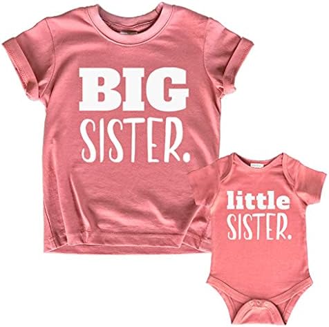 Big sestra Little sestra Odgovara odjeću Košulja Pokloni Djevojke novorođene bebe