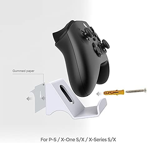 Stalak za pohranu ECHZOVE PS5, zidni nosač za skladištenje igara i držač PS5 kontrolera zidni nosač, držač