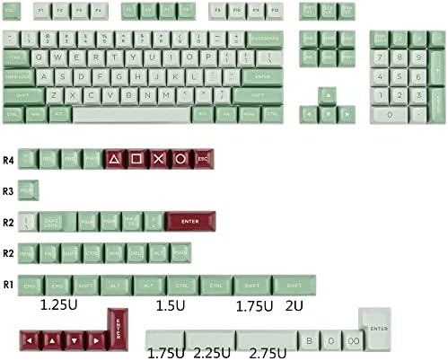 Owpkeenthy WHYSP Asa profil 150 key Keycaps za mehaničku tastaturu za igre sa izvlakačem tastera za Cherry